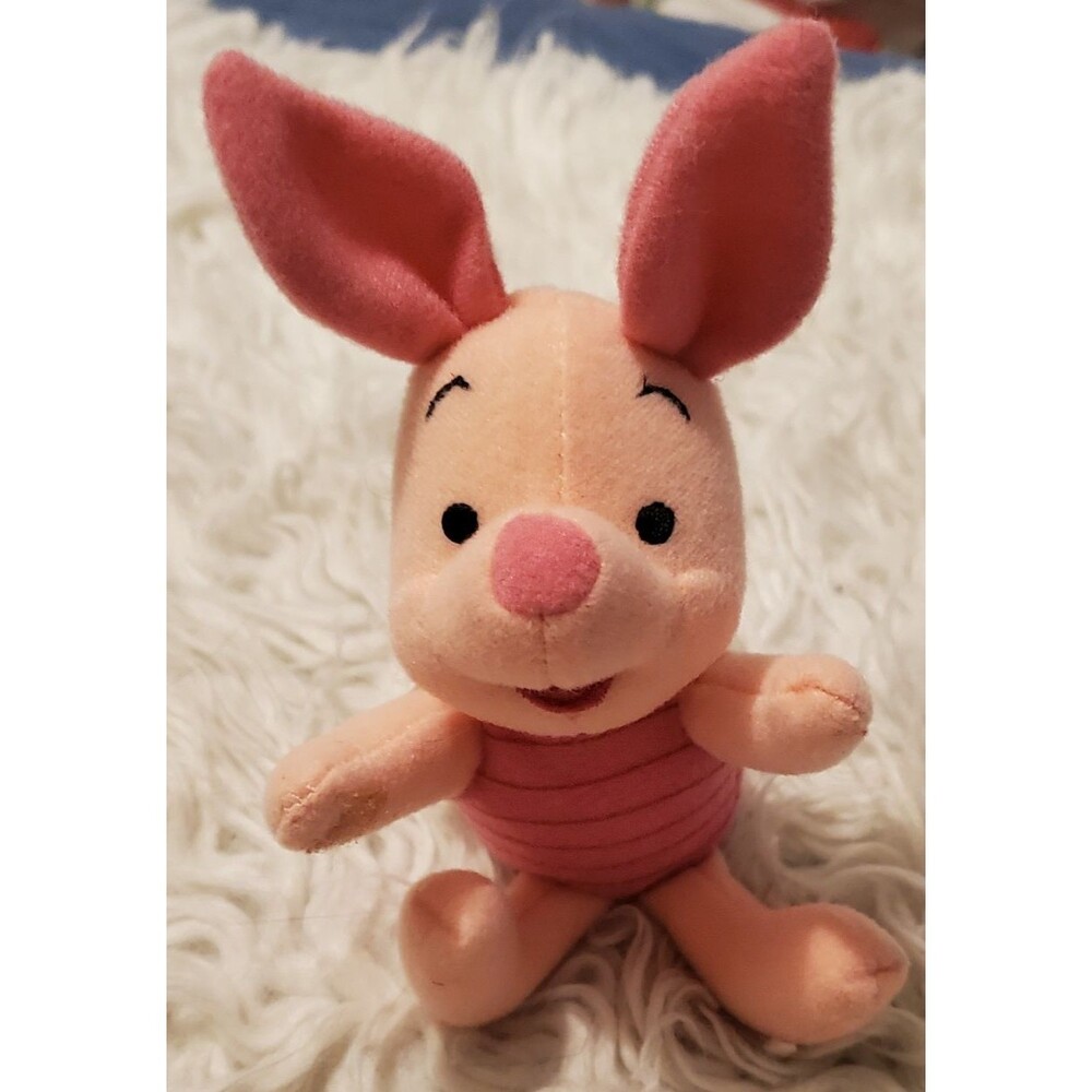 Mattel Disney Piglet Plush 1998 Winnie the Pooh Friends Connected 5" Vintage